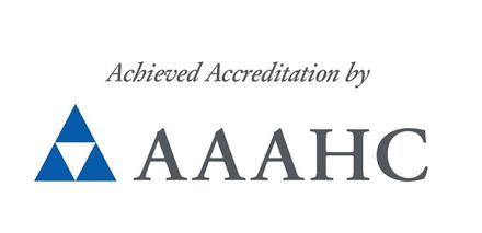 The aaahc logo is shown on a white background.