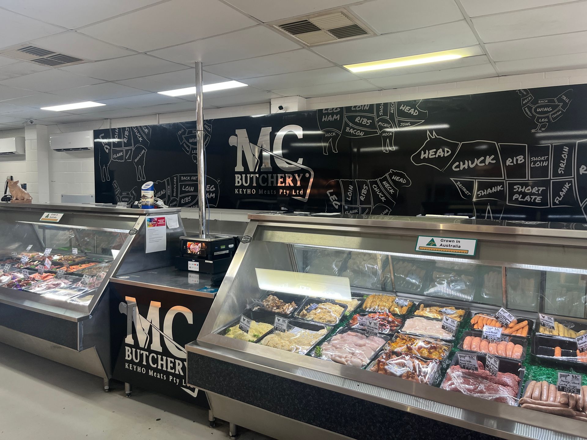 A Display Case Filled With Lots of Different Types of Meat — MC Butchery in Moranbah, QLD