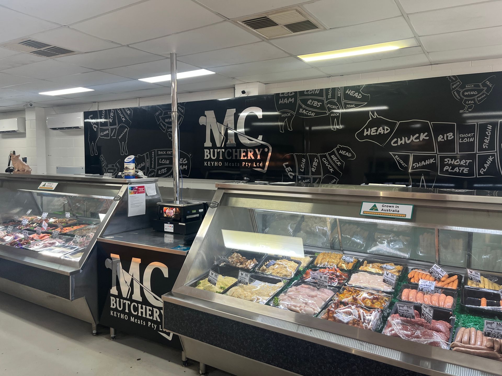 A Variety of Meats Are Displayed in a Butcher Shop — MC Butchery in Moranbah, QLD