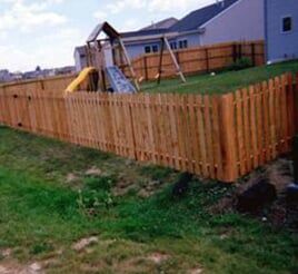 Playground Fencing - wood fence in Dr, Aurora, CO