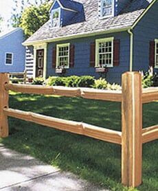 Cedar Privacy Fence and House - wood fence in Dr, Aurora, CO