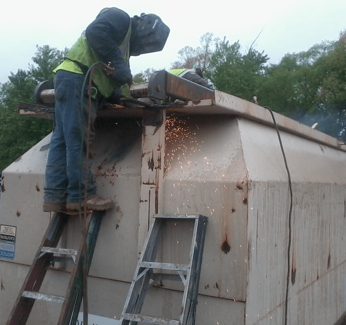 Container Rail Replacement