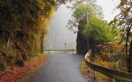 The Iya Highway through Iyakei Gorge