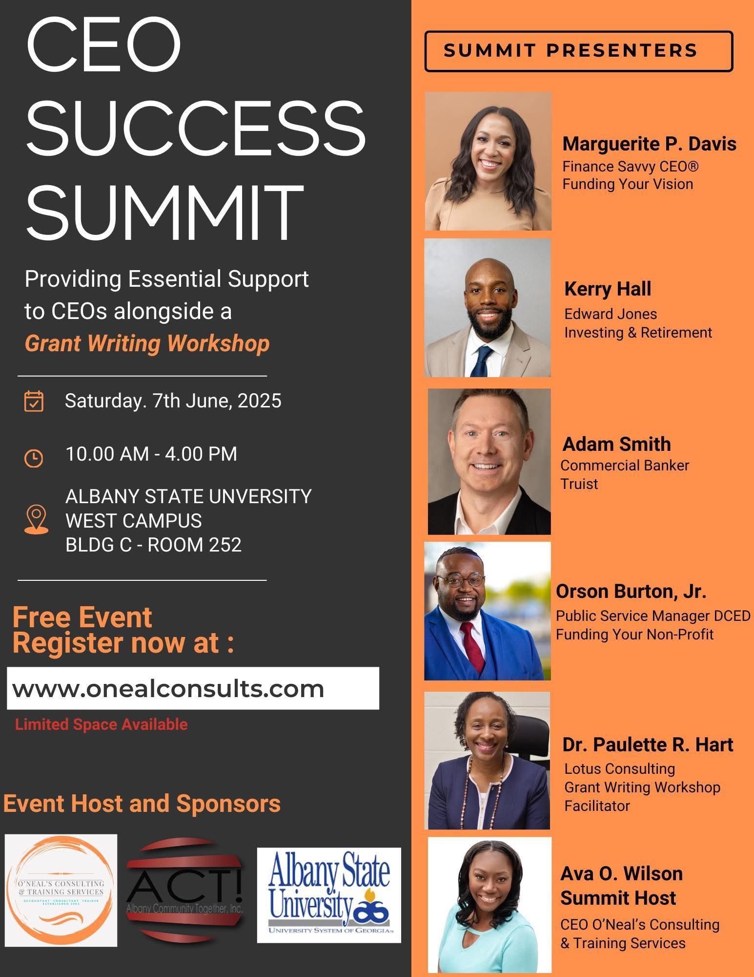 Thelma Johnson, Corey Holman, Ava Oneal Wilson, Carl Windom