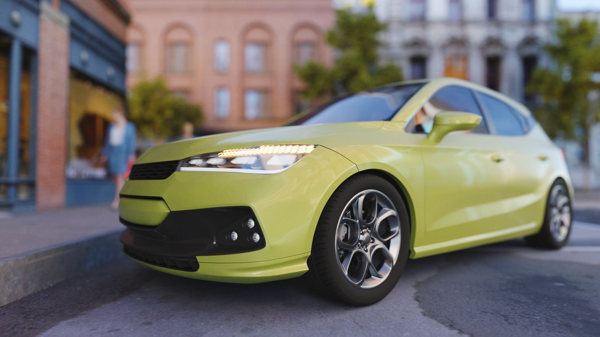 Shiny yellow car - Burton, MI - Dort Highway Auto Service
