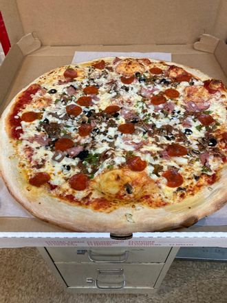 Pizza Pepperoni — Red Lion, PA — Roma's Pizza & Italian Restaurant