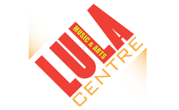 A logo for lula centre music and arts
