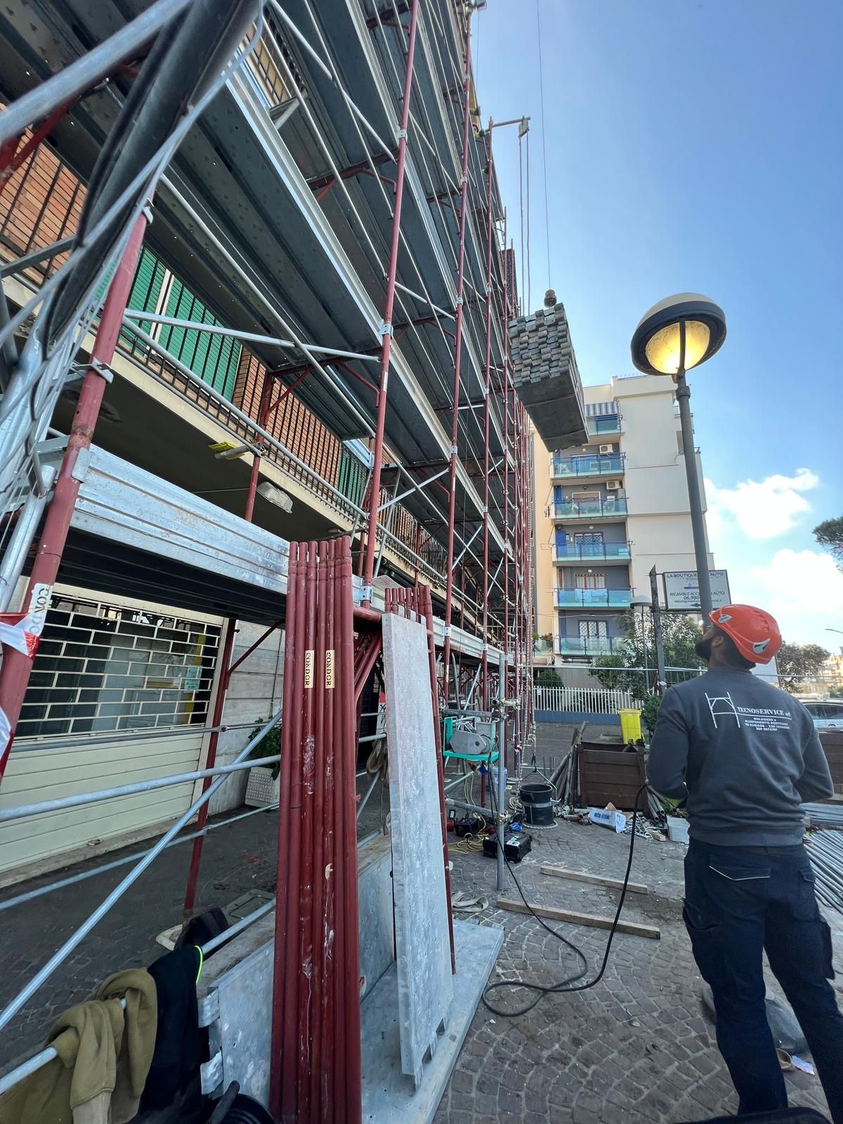 allestimento impalcature edili