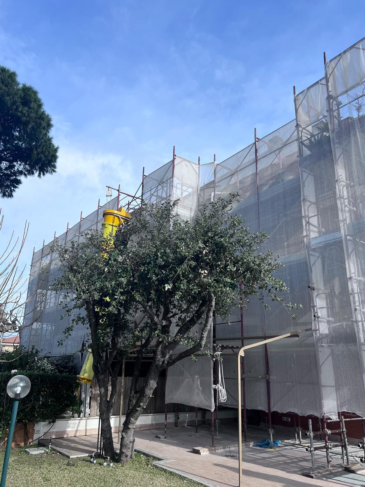 allestimento impalcature edili