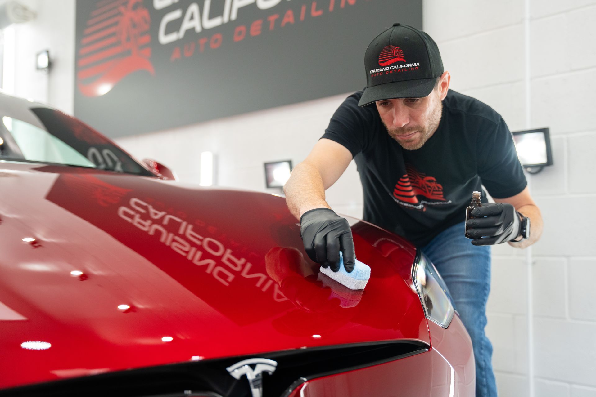 Tesla ceramic coating service in El Cajon, CA