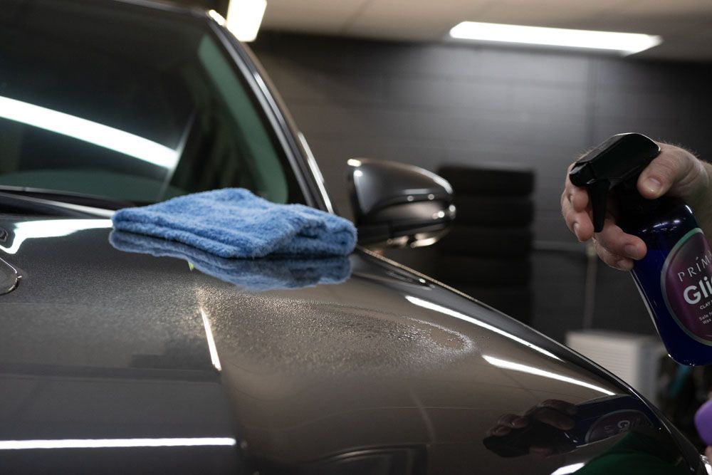 Ceramic Coating - Spraying the Hood In Poway, CA