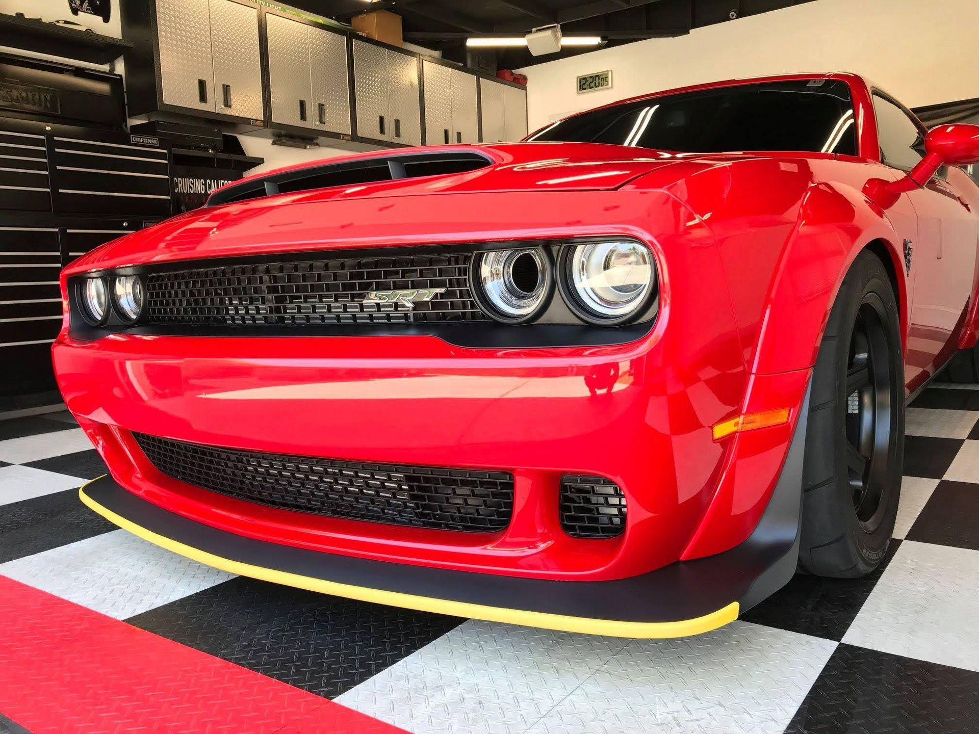 Red car ceramic coating