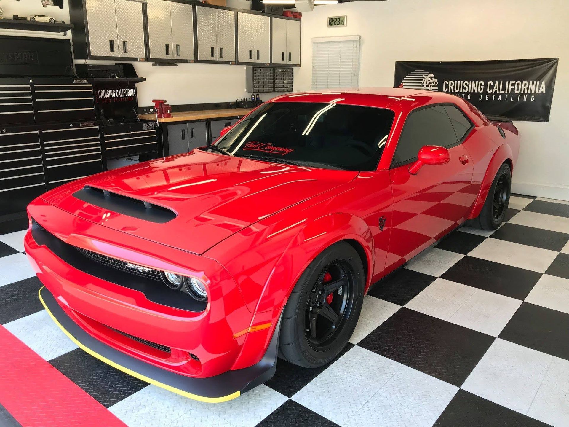 ceramic coating red car