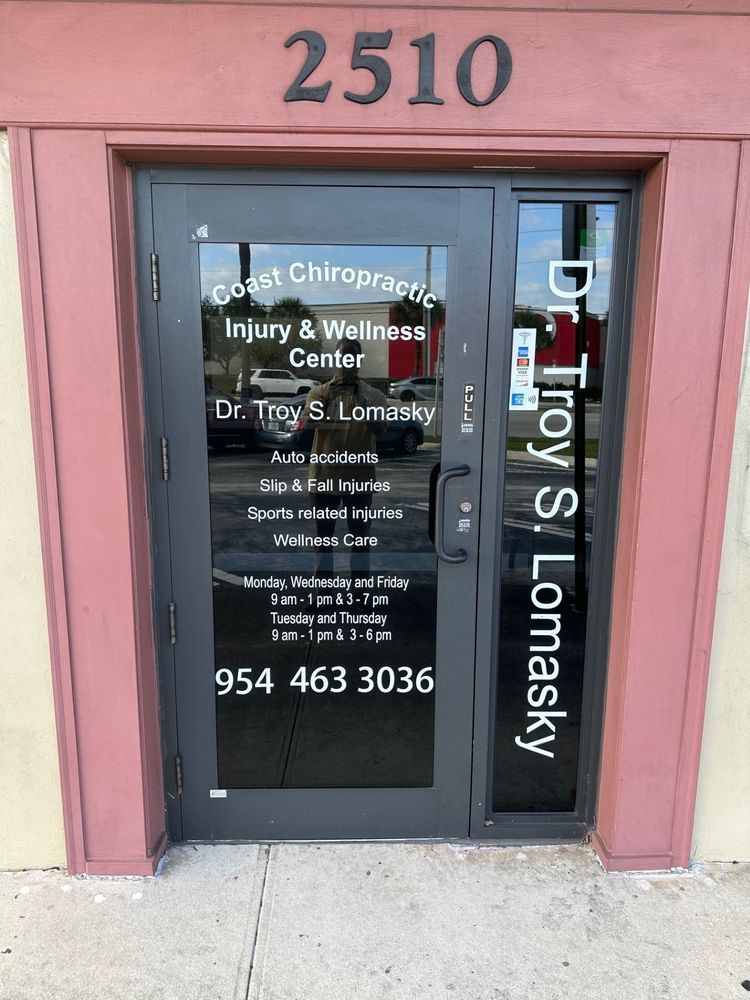 Exterior of a chiropractic office.