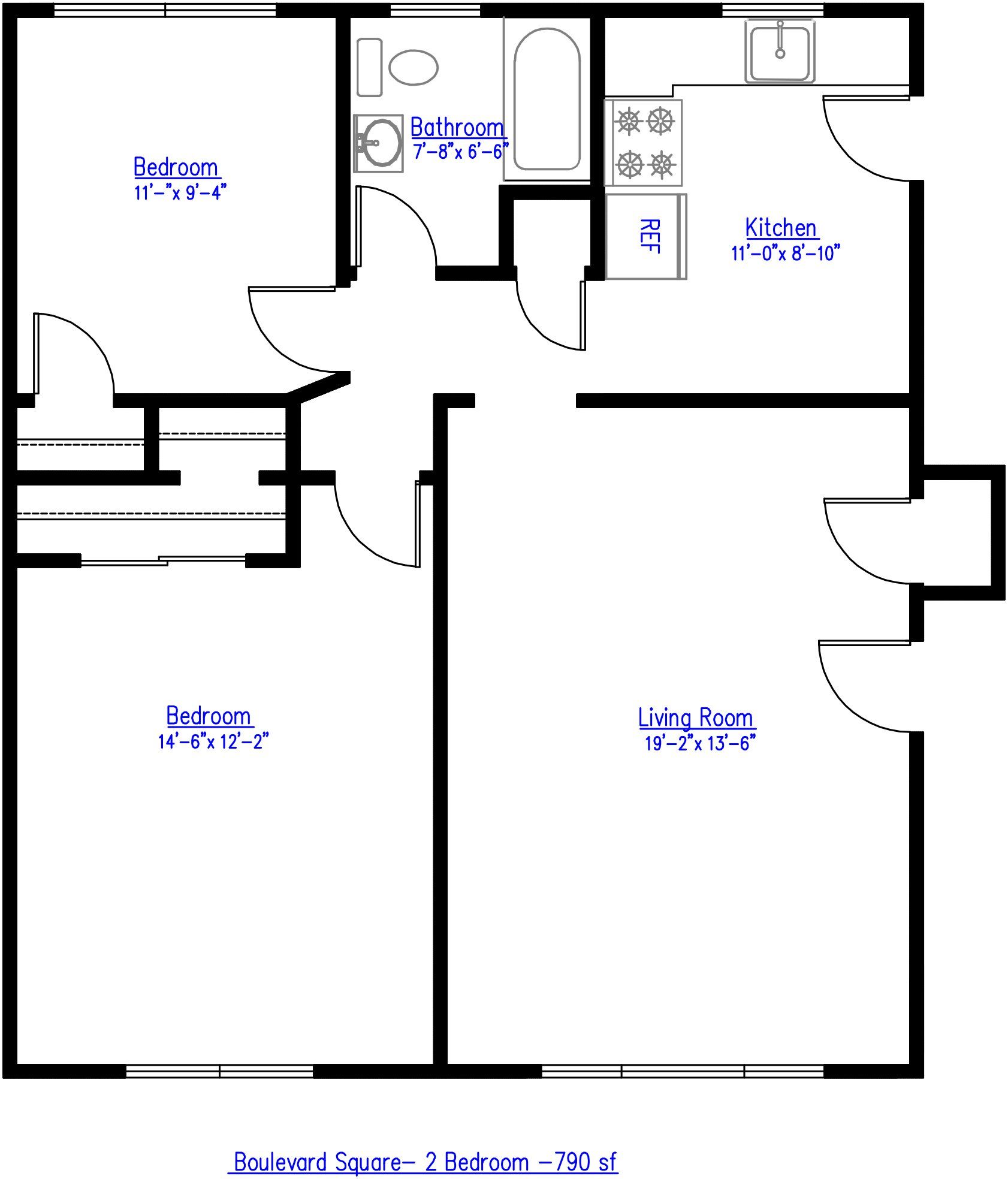 Boulevard Square 2 Bedroom