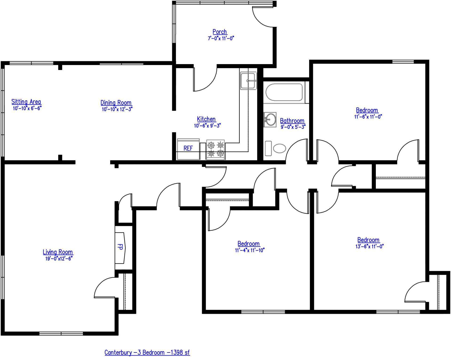 Canterbury 3 Bedroom