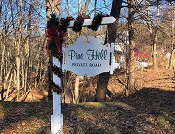 Pine Hill Property Sign