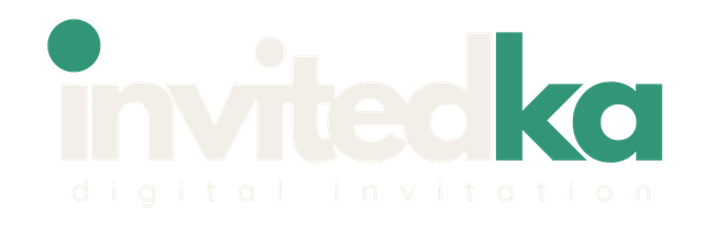 A logo for a company called invitedka digital invitation