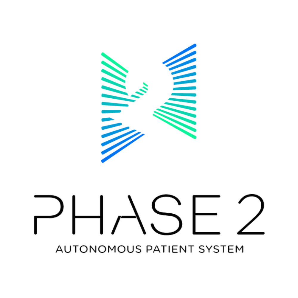 Het logo van Phase 2 System, donateur bij Giving Light