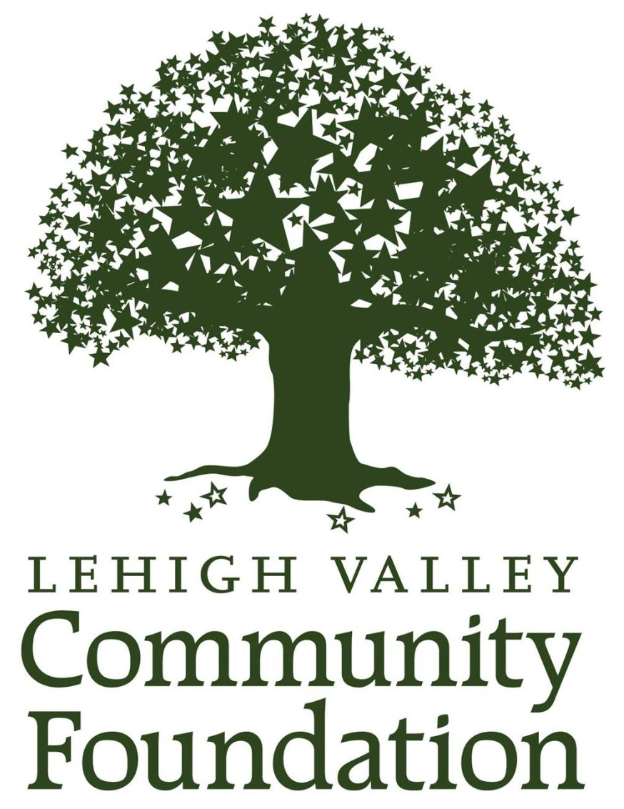 A logo for the lehigh valley community foundation