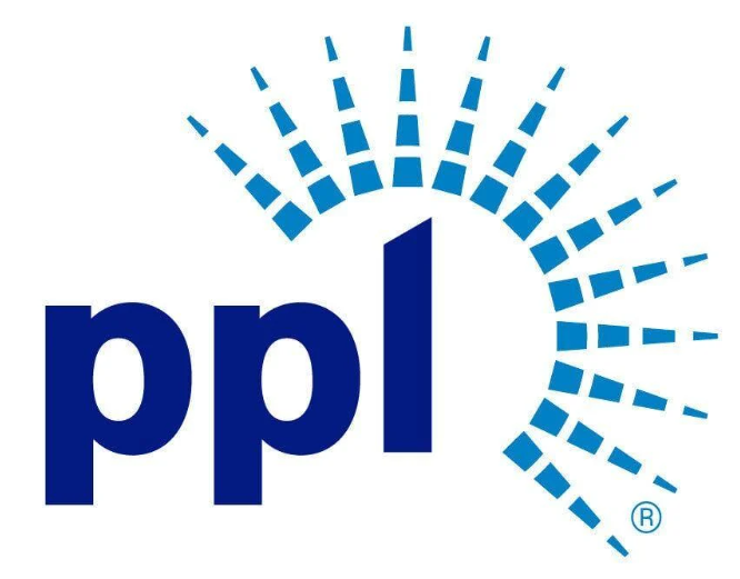 A blue logo for ppl with a sun behind it