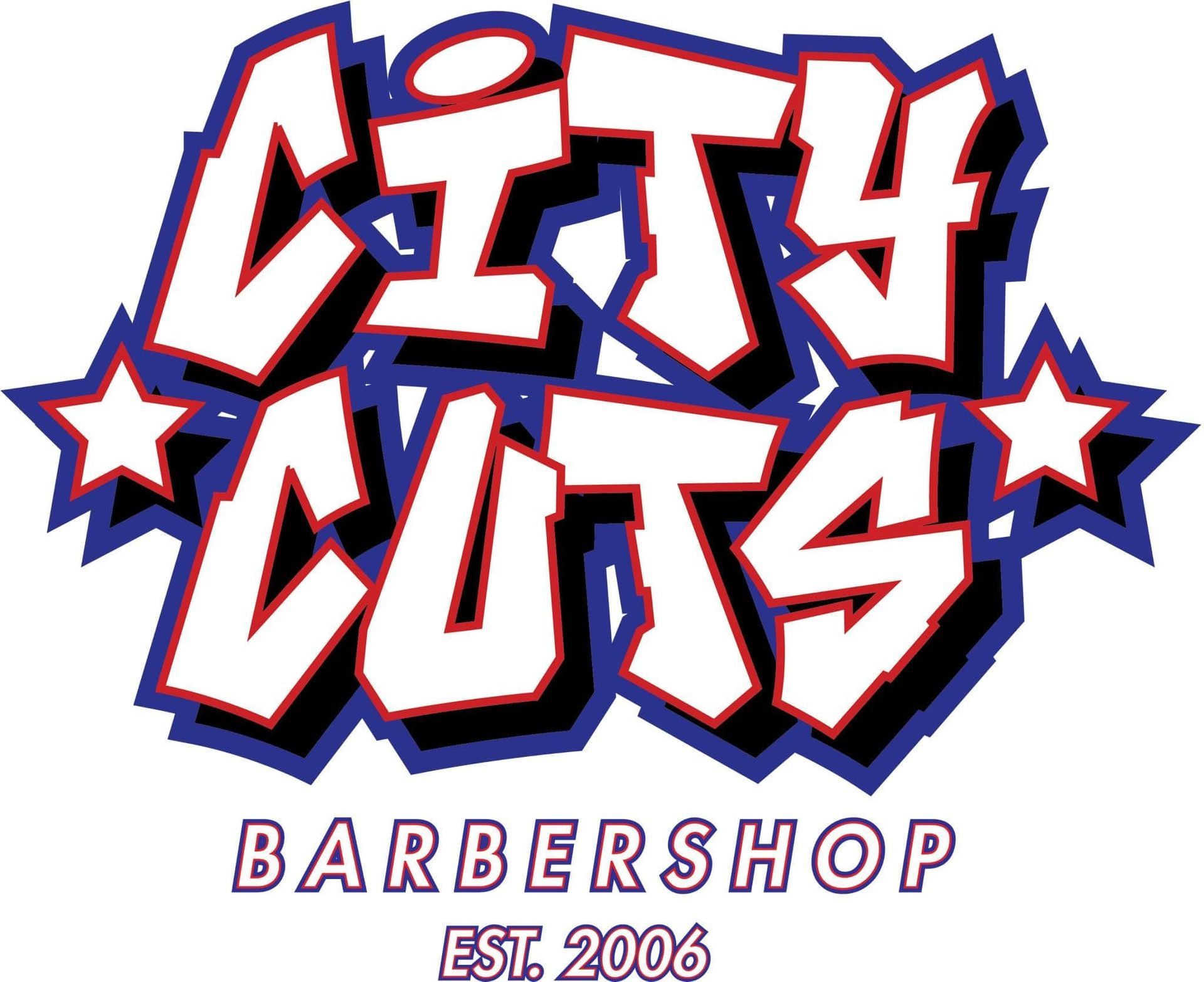 A logo for city cuts barbershop that was established in 2006