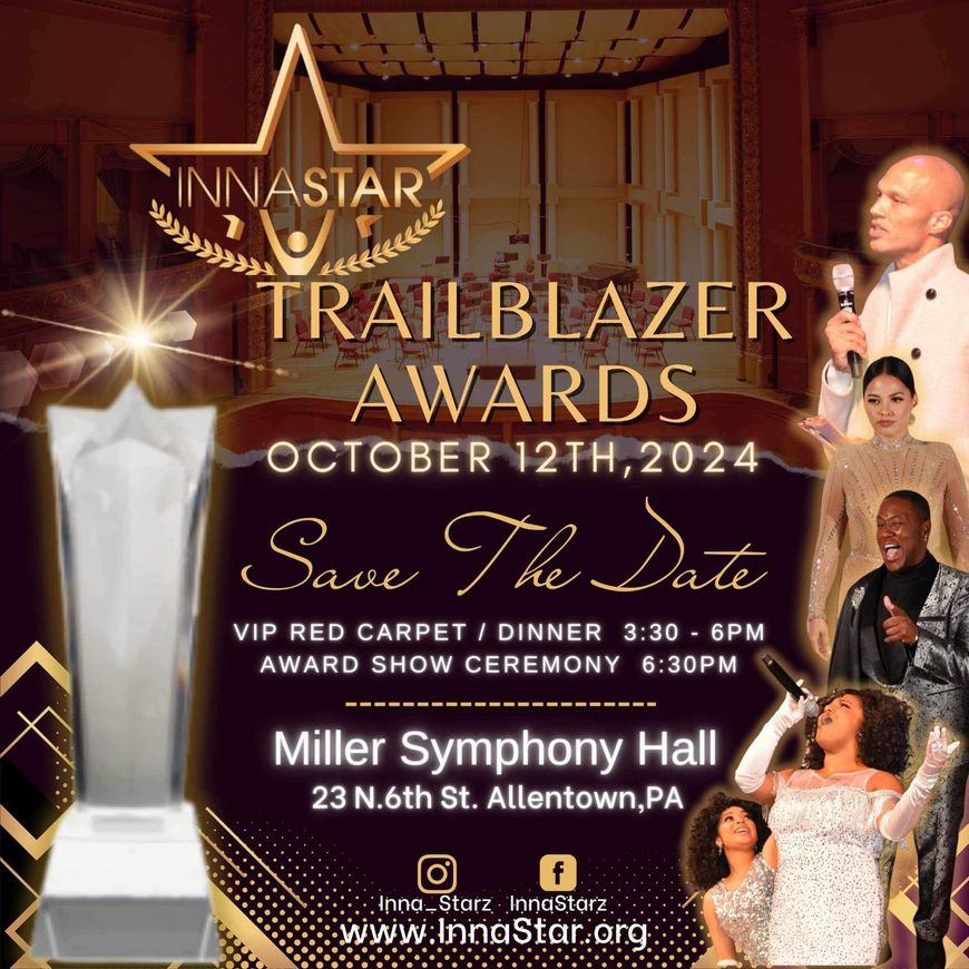 A poster for the trailblazer awards on october 12th 2024