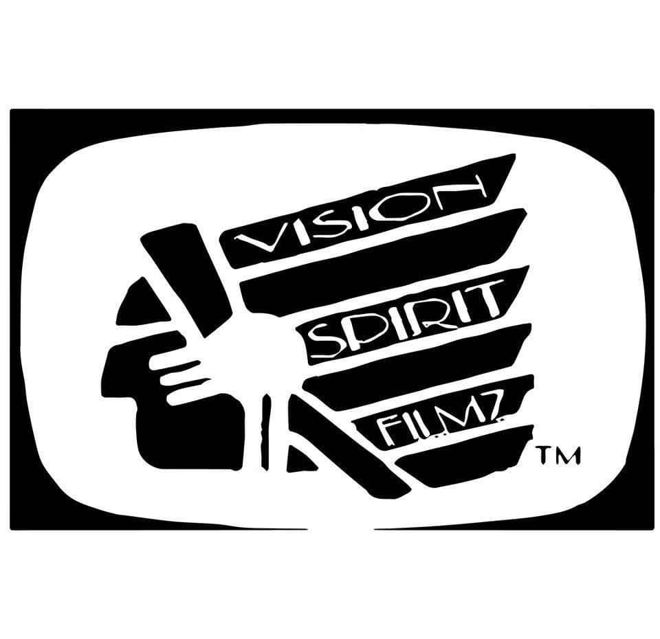 A black and white logo for vision spirit film.