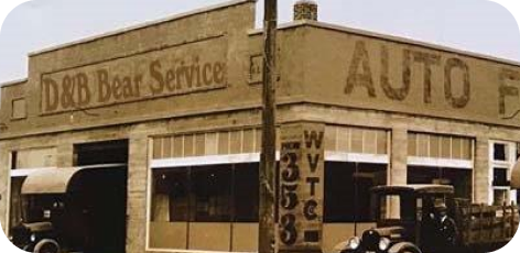 An old photo of d & b bear service and auto | D & B Bear Service