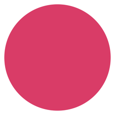 A pink circle on a white background