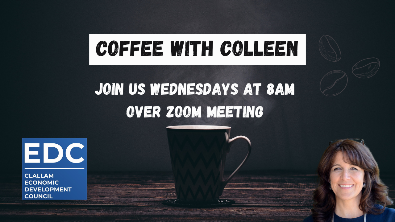 Clallam EDC - Coffee with Colleen video series