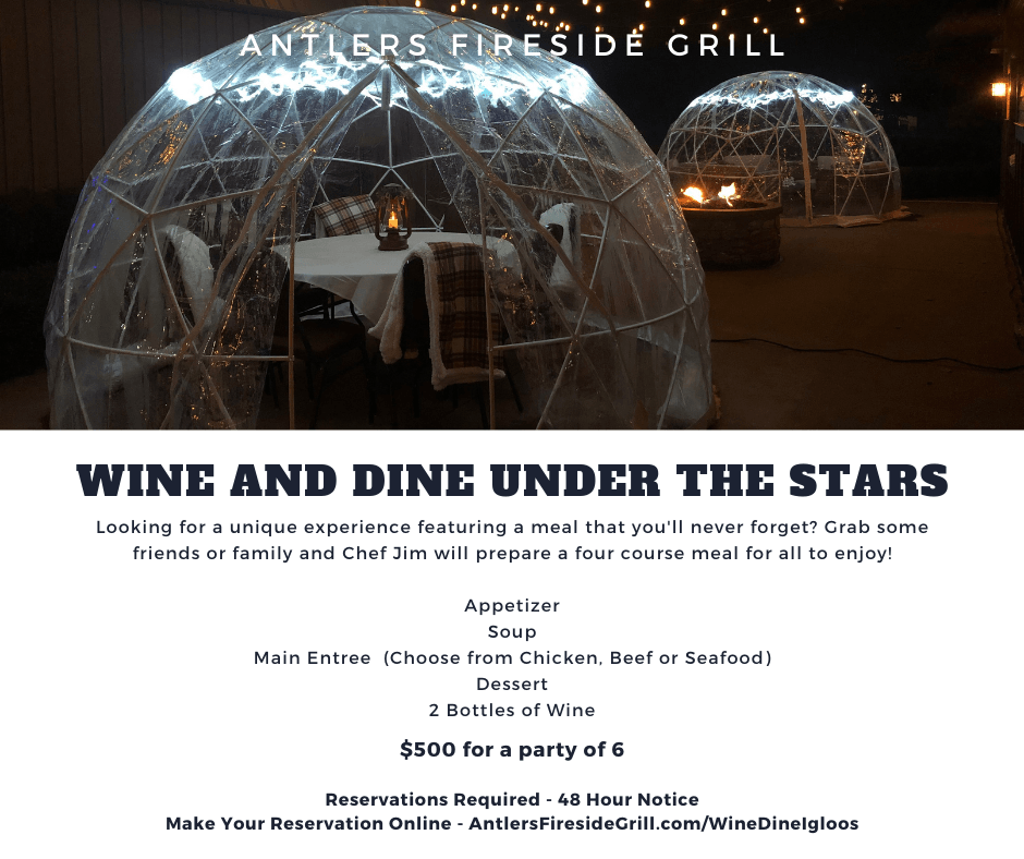 Wine and Dine Under the Stars flyer