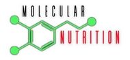 Green molecular diagram logo with black &ldquo;MOLECULAR&rdquo; and red &ldquo;NUTRITION&rdquo; text on white background