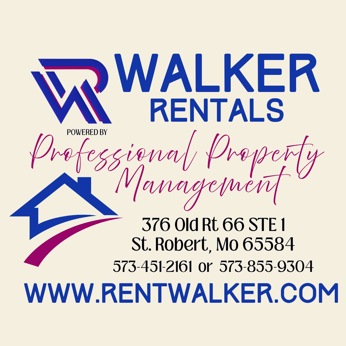 Walker Real Estate Rentals Logo