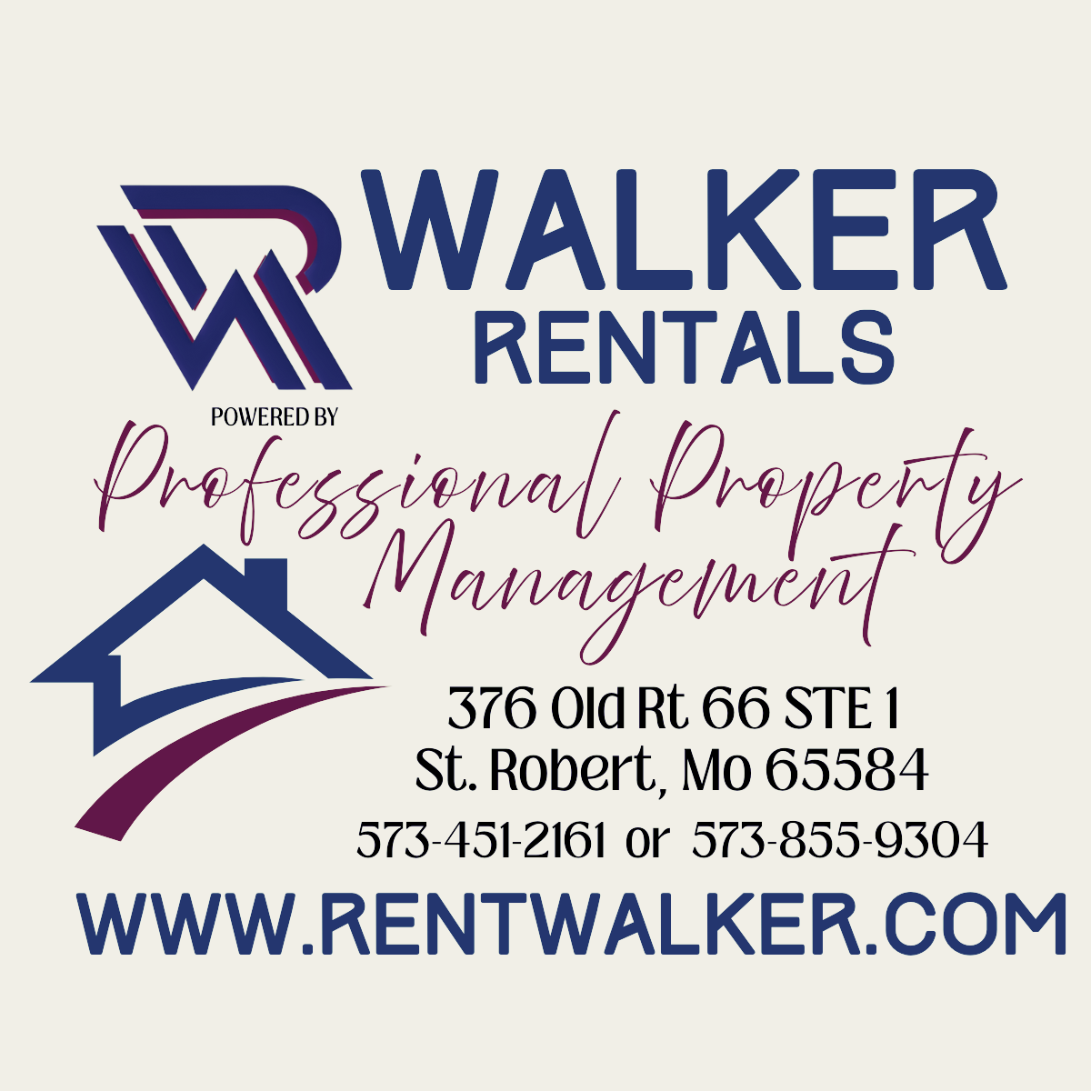 Walker Real Estate Rentals Logo