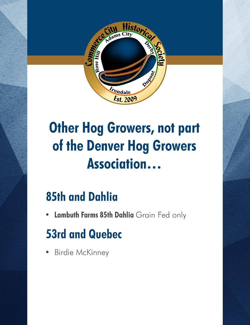 Other Hog Growers