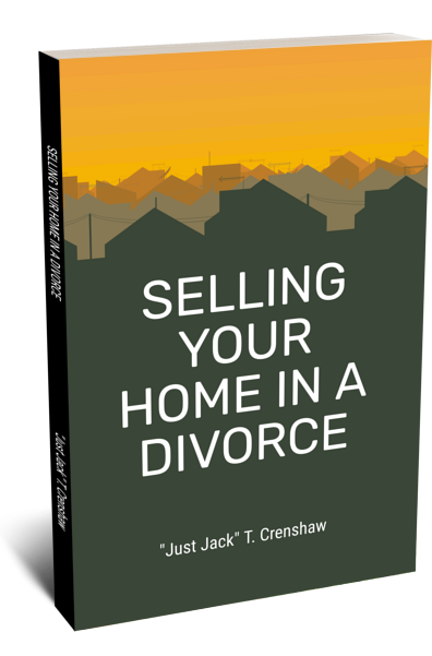 A book titled selling your home in a divorce