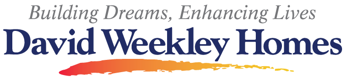 David Weekley Homes logo with tagline 
