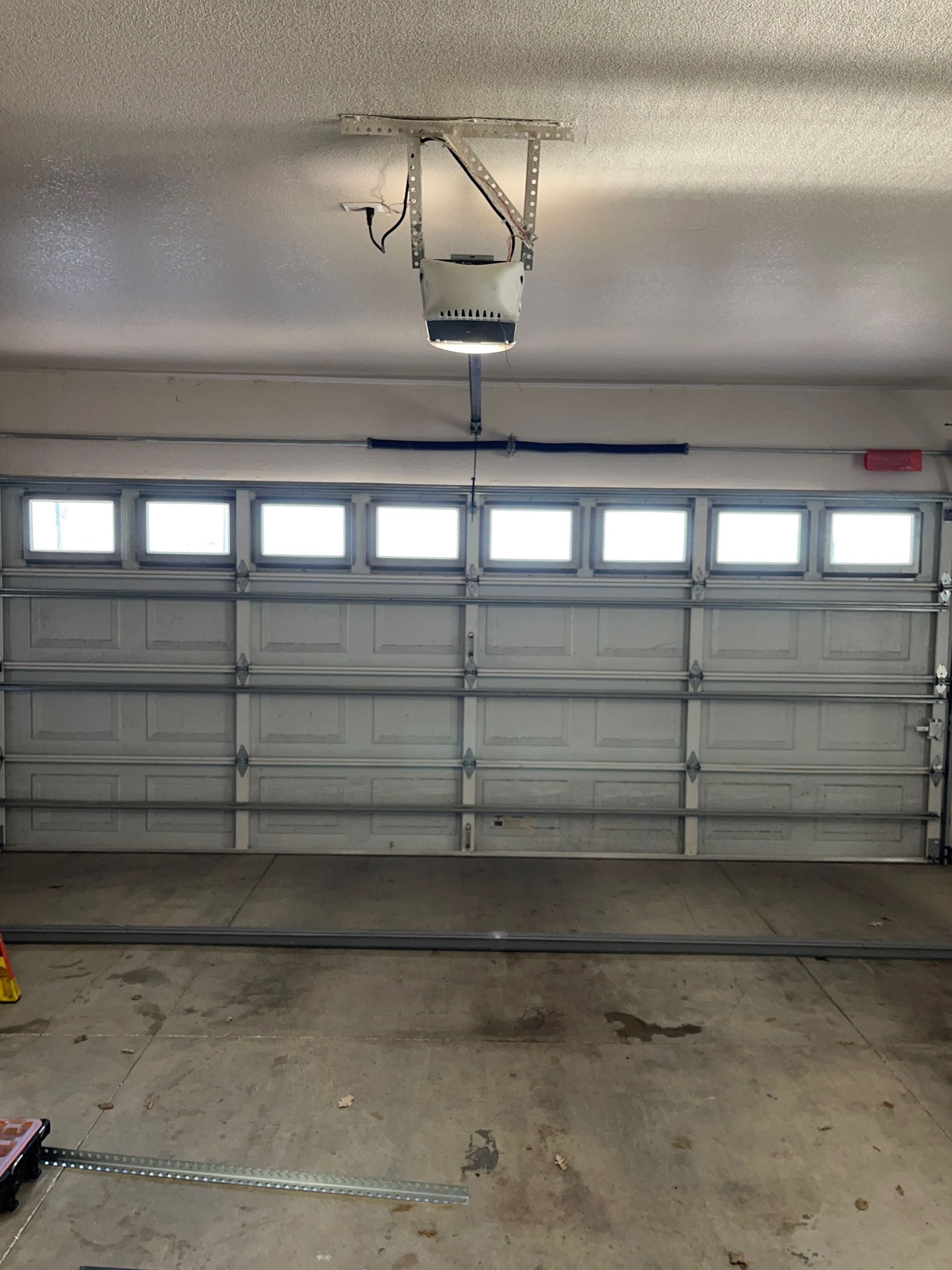 Garage door opener and installation