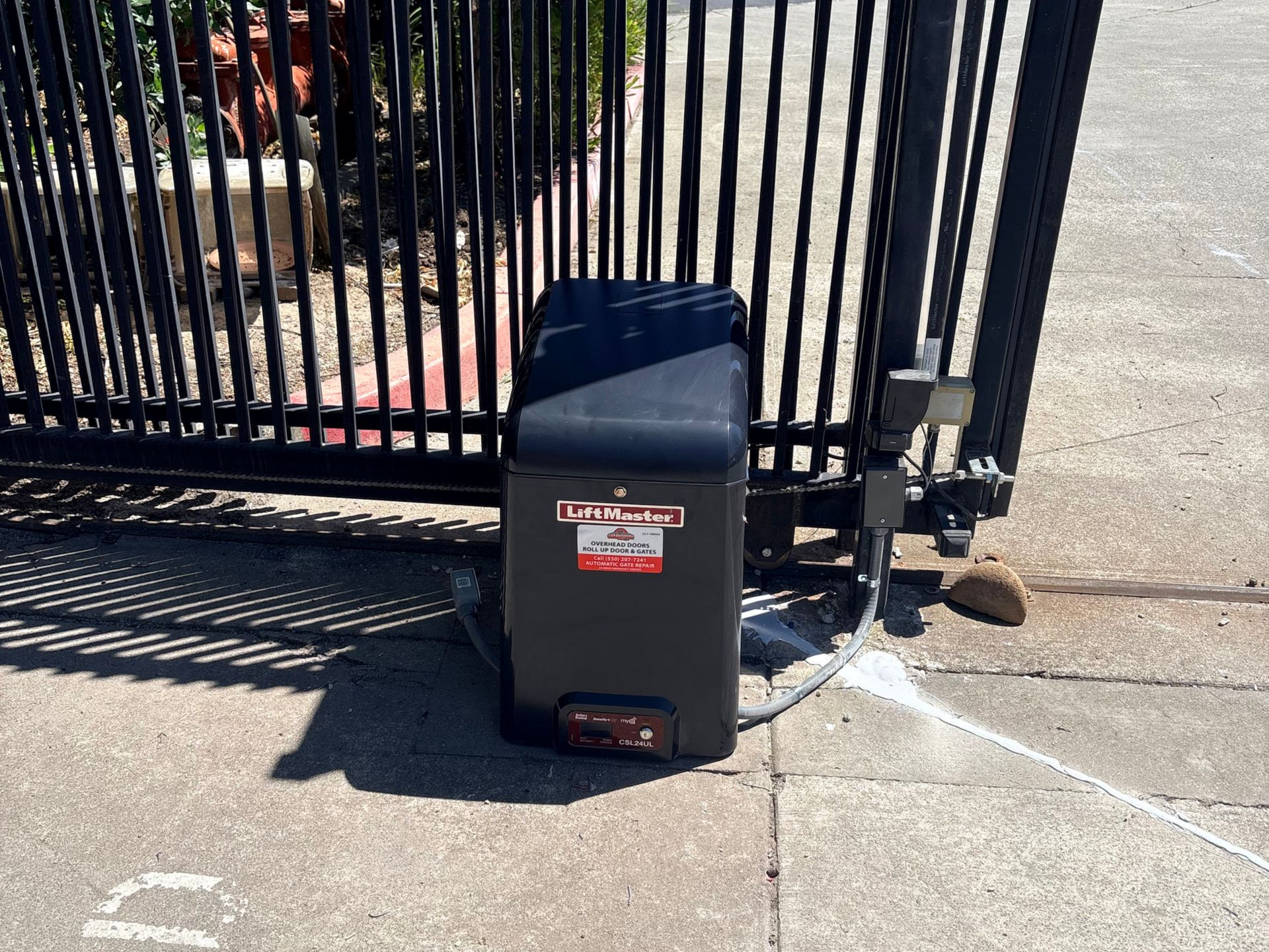 liftmaster gate installation