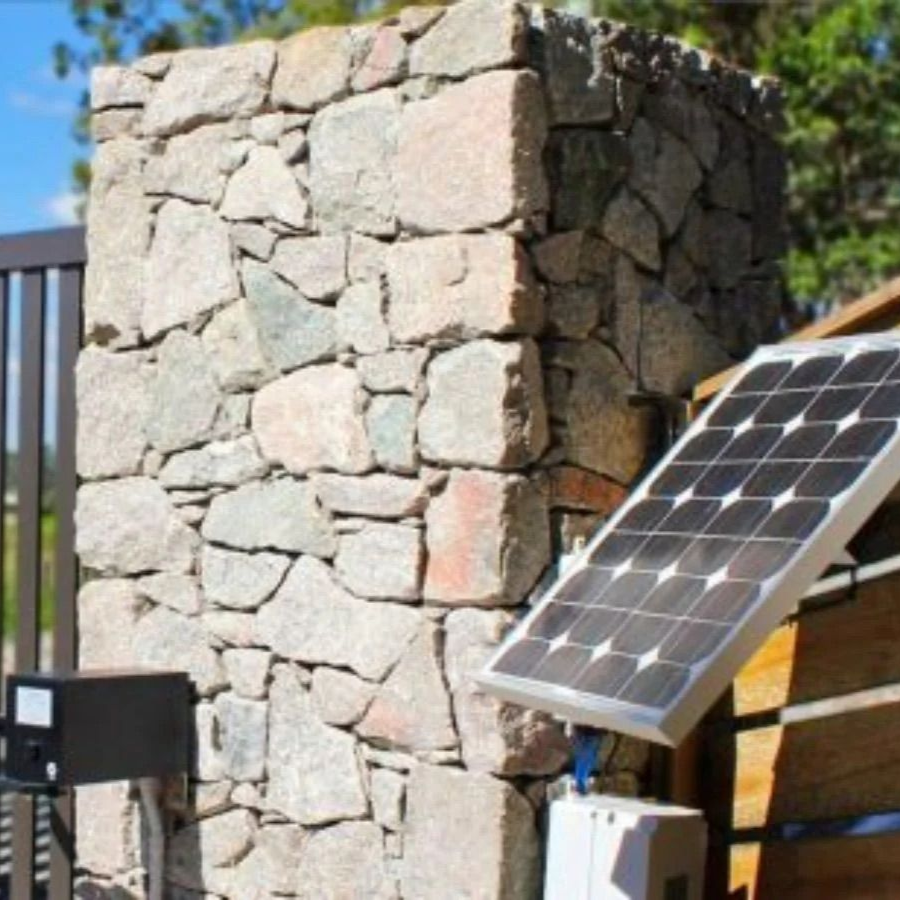 solar powered gate opener