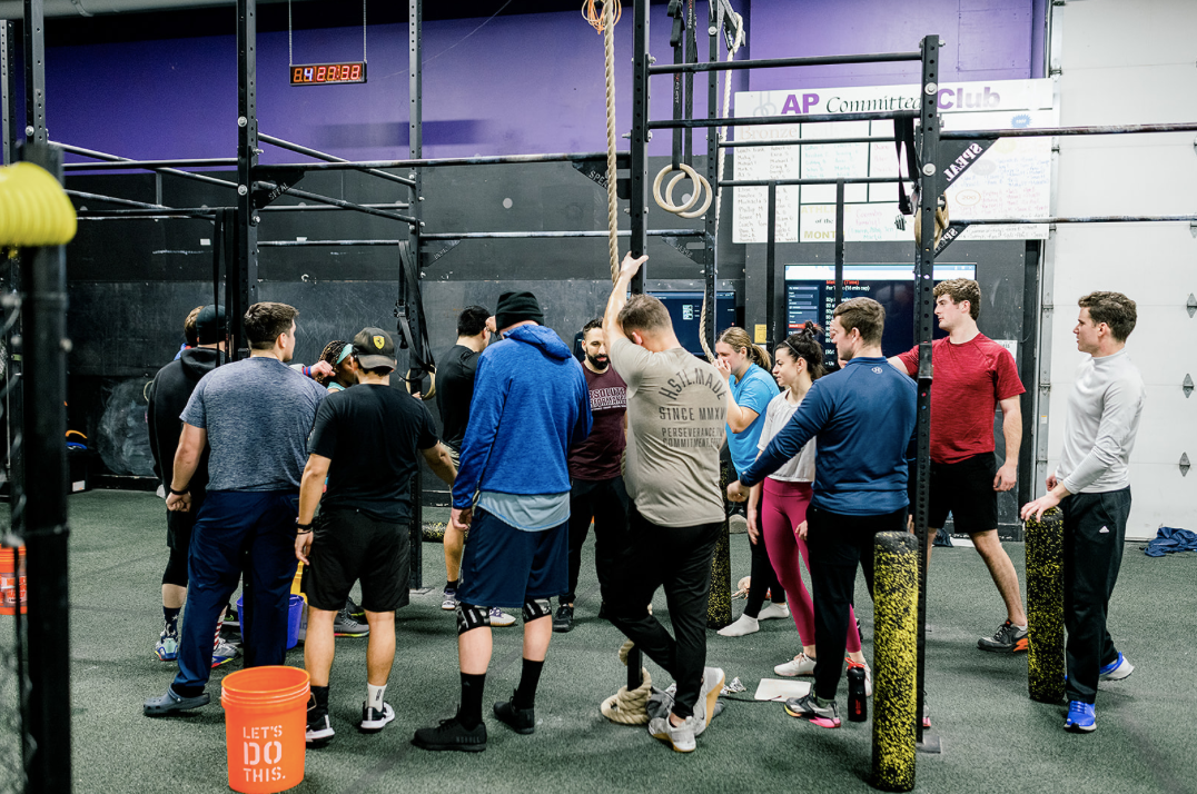Adults starting CrossFit in January, beginner-friendly class with supportive coaching and community