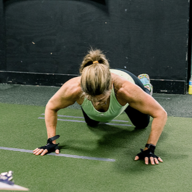 Athlete doing CrossFit workouts consistently