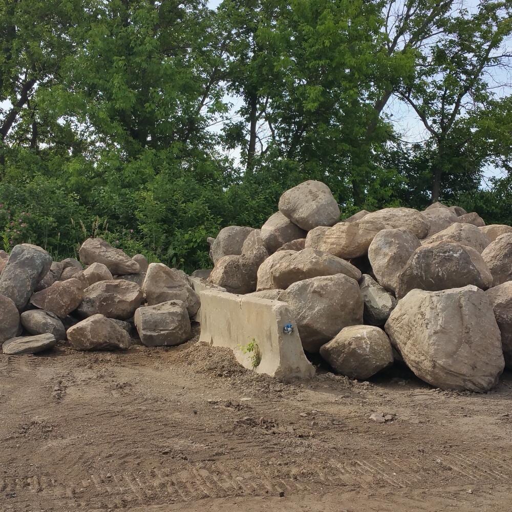 Separate Pile Of Rocks — Recycling Services in Medina, MN