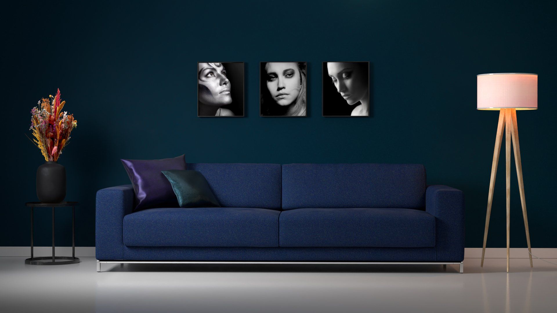 artist impression van een modern interieur