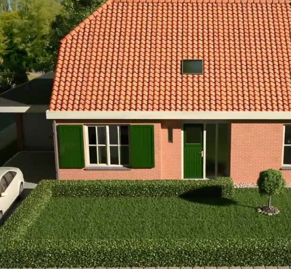 Exterieur animatie woning