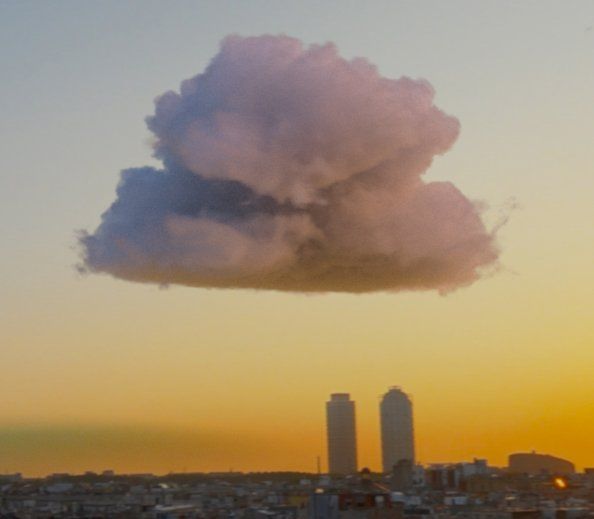 Vogelvlucht boven Venetië