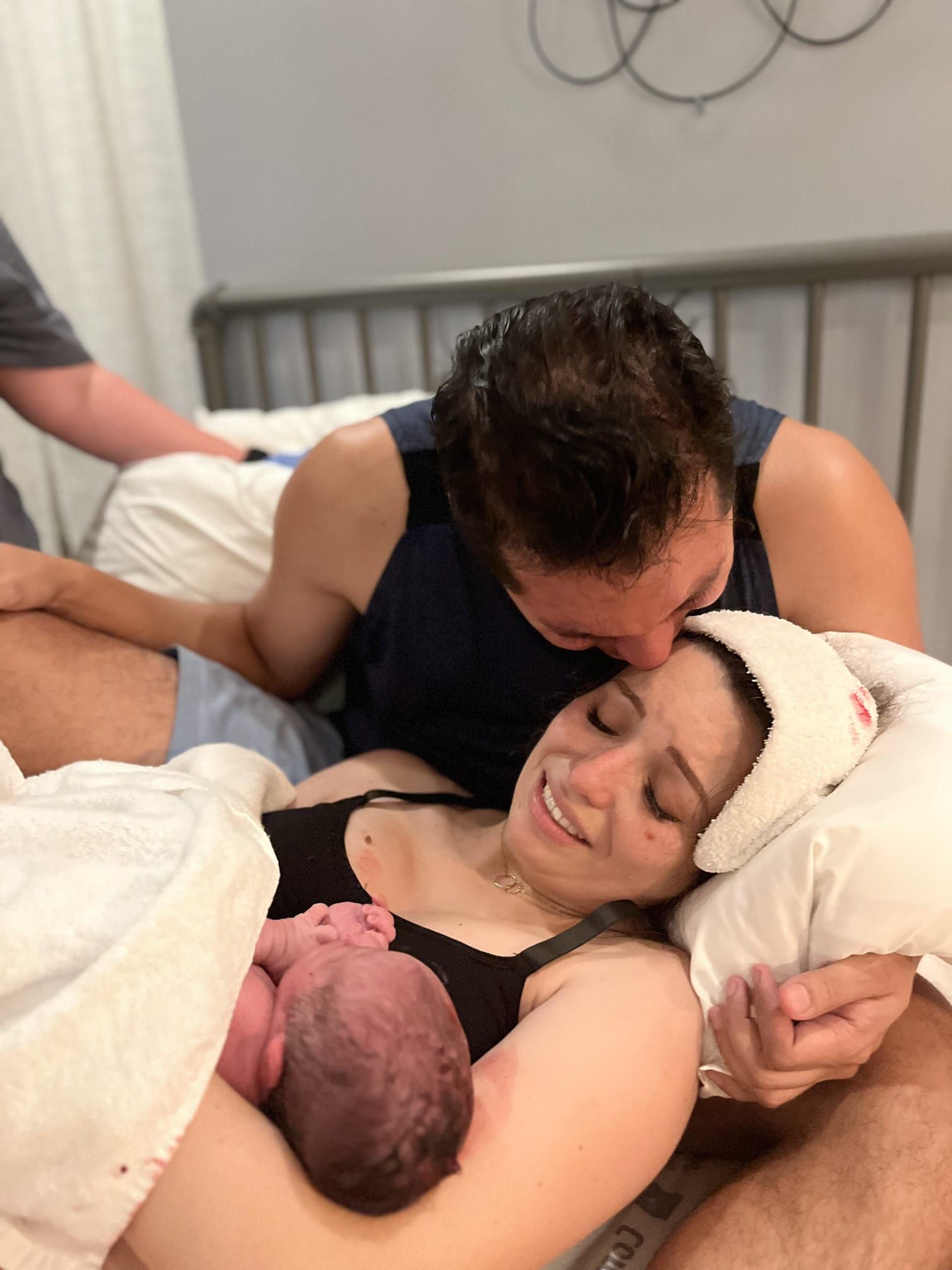 Family Photo After Giving Birth