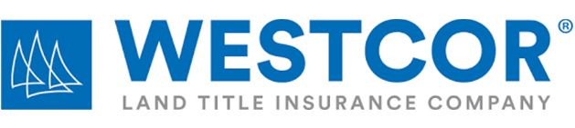 Westcor Land Title Insurance Company logo with sailboats. Blue and white.