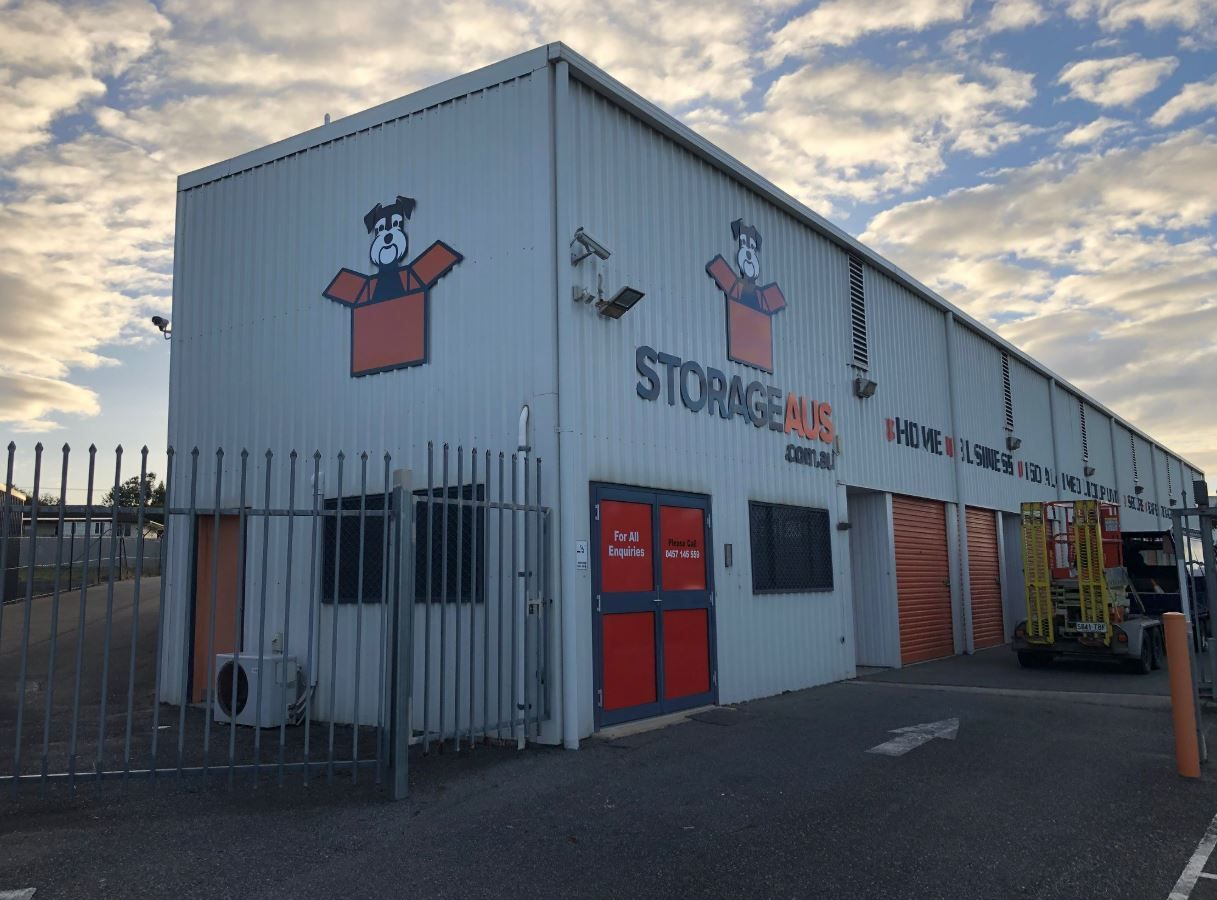 Hallway With White Storage Units — Storage Aus In Byford, WA